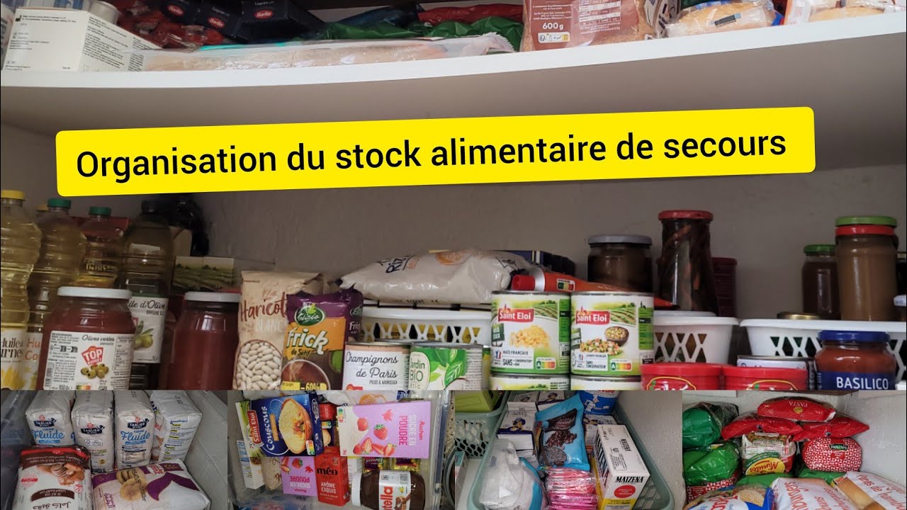 Stock alimentaire de secours/Organisation cellier, comnt réduire le budget Course malgré l'inflation