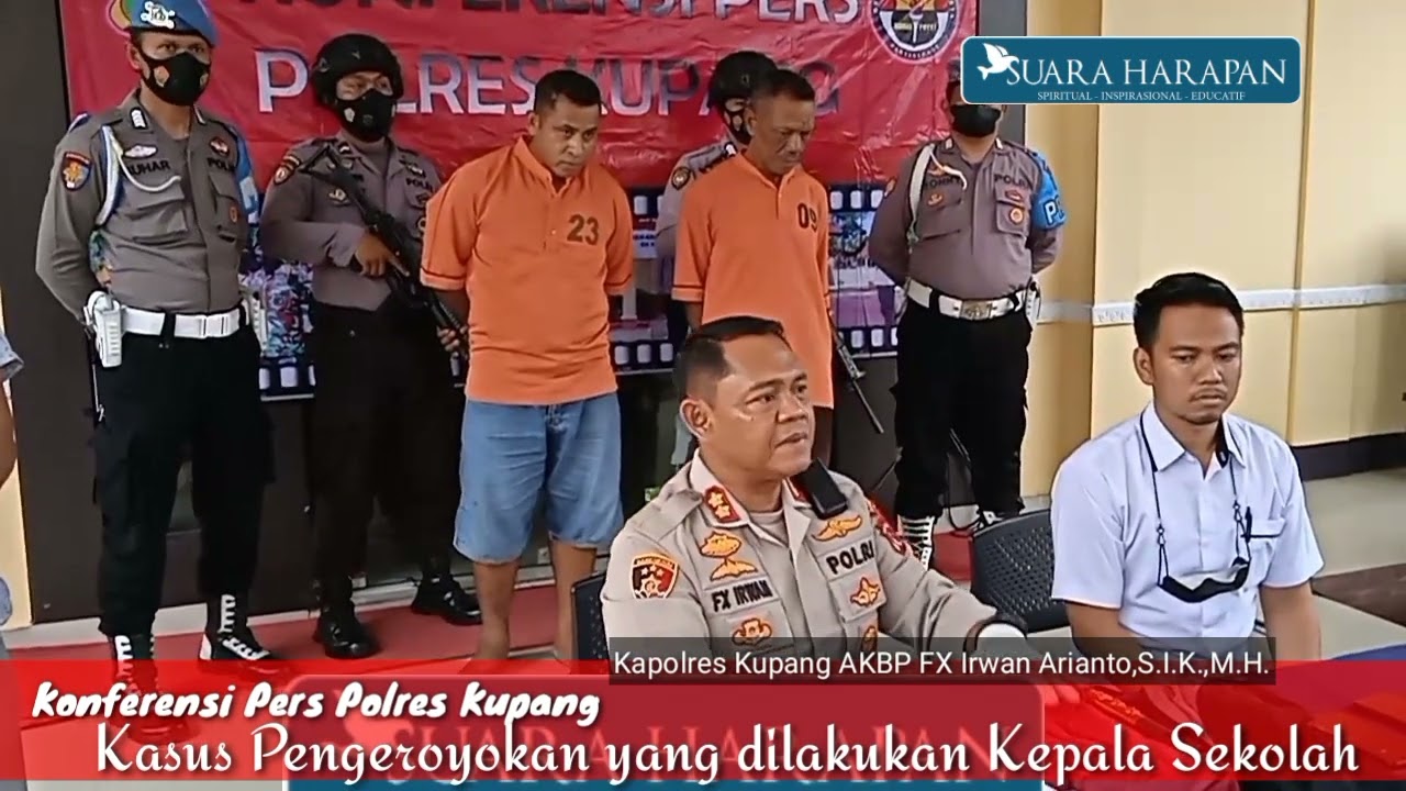 Konferensi Pers Terkait  Kasus Pengeroyokan yang Dilakukan oleh Kepala Sekolah SDN Oelbeba