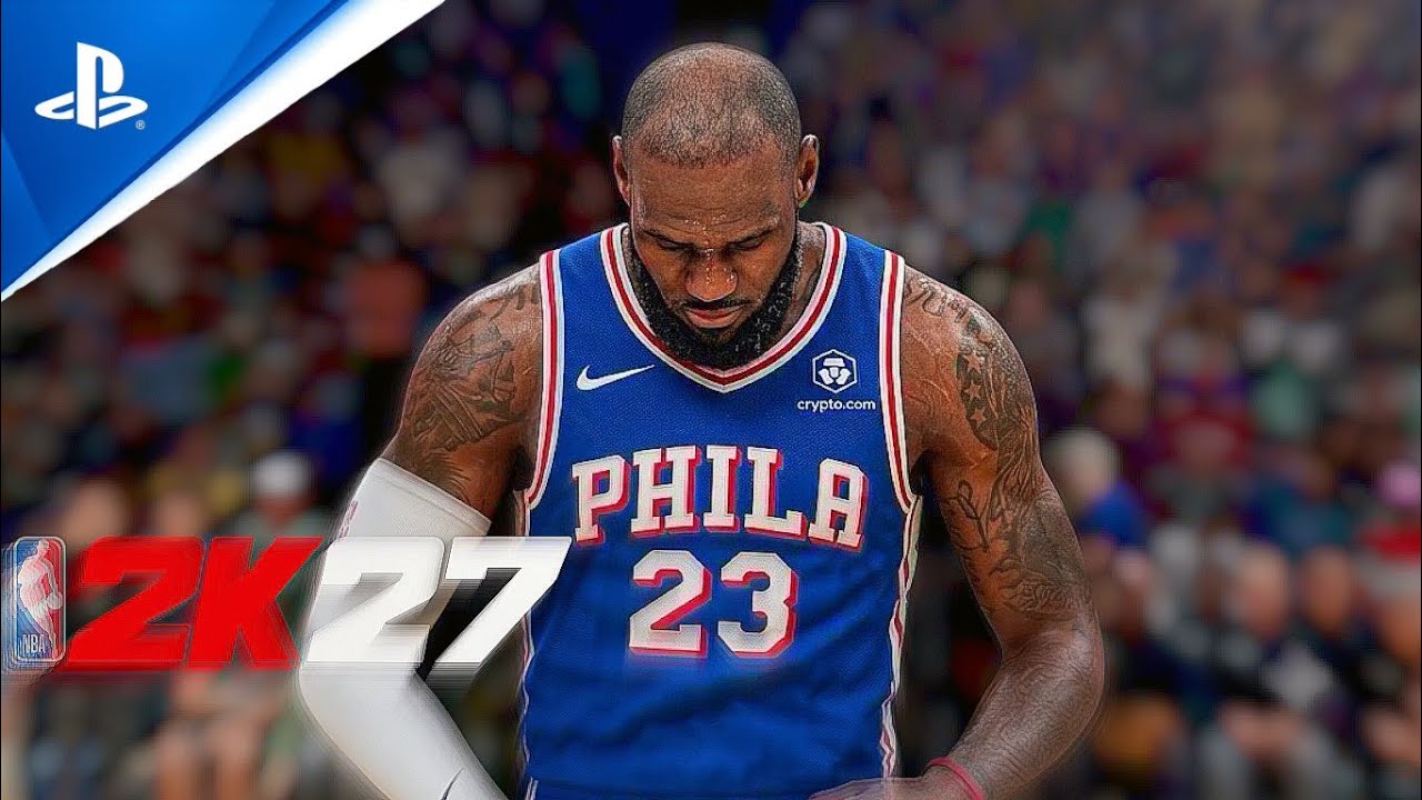 NBA 2K27: Реалистичные хайлайты Леброна Джеймса | Филадельфия Севенти Сиксерс
