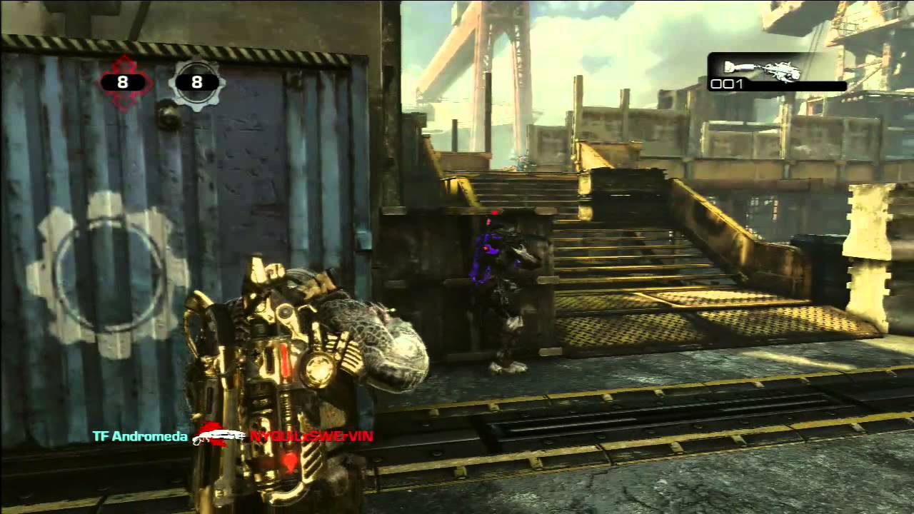 Gears of War 3 - Team Deathmatch - on Drydock