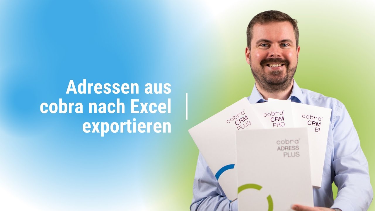 Wie kann man aus cobra Adressdaten nach Excel exportieren?