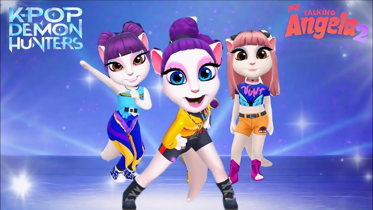 😈🎵 My Talking Angela 2 😻 | K-POP DEMON HUNTERS | Cosplay Makeover