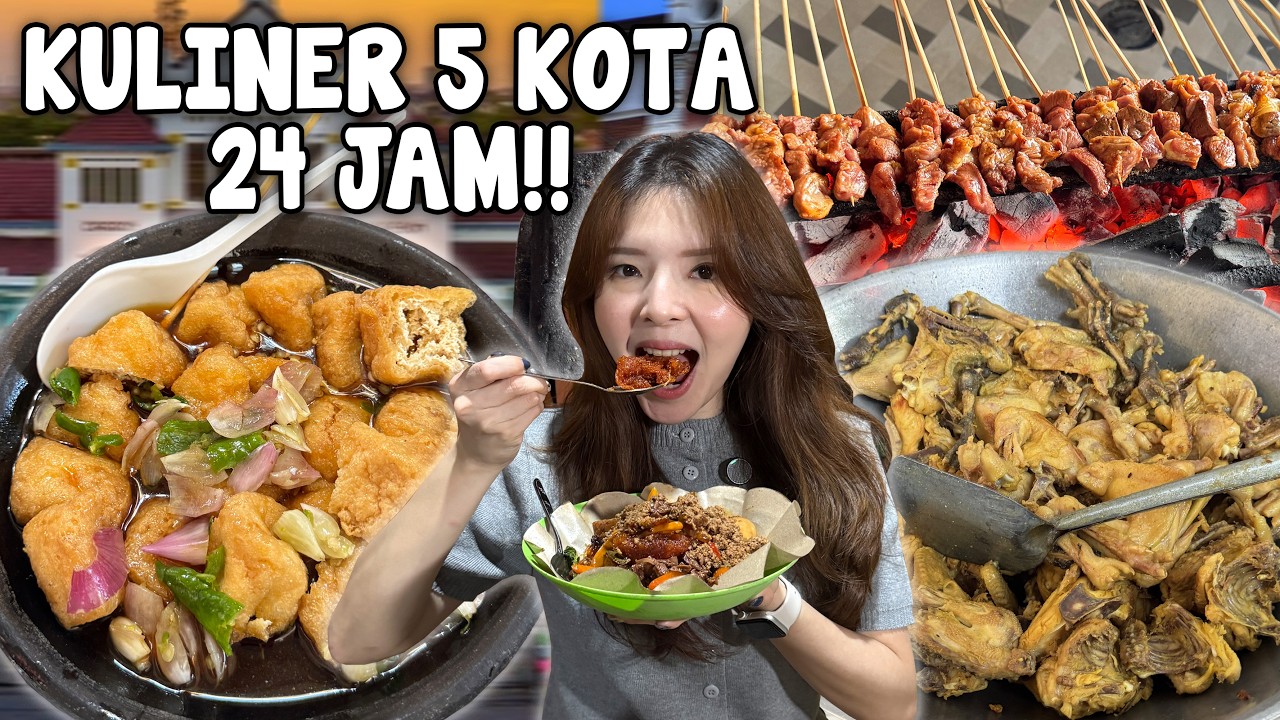 KITA KULINER DI 5 KOTA DALAM 24 JAM !! MANA YANG TERENAK? part 1