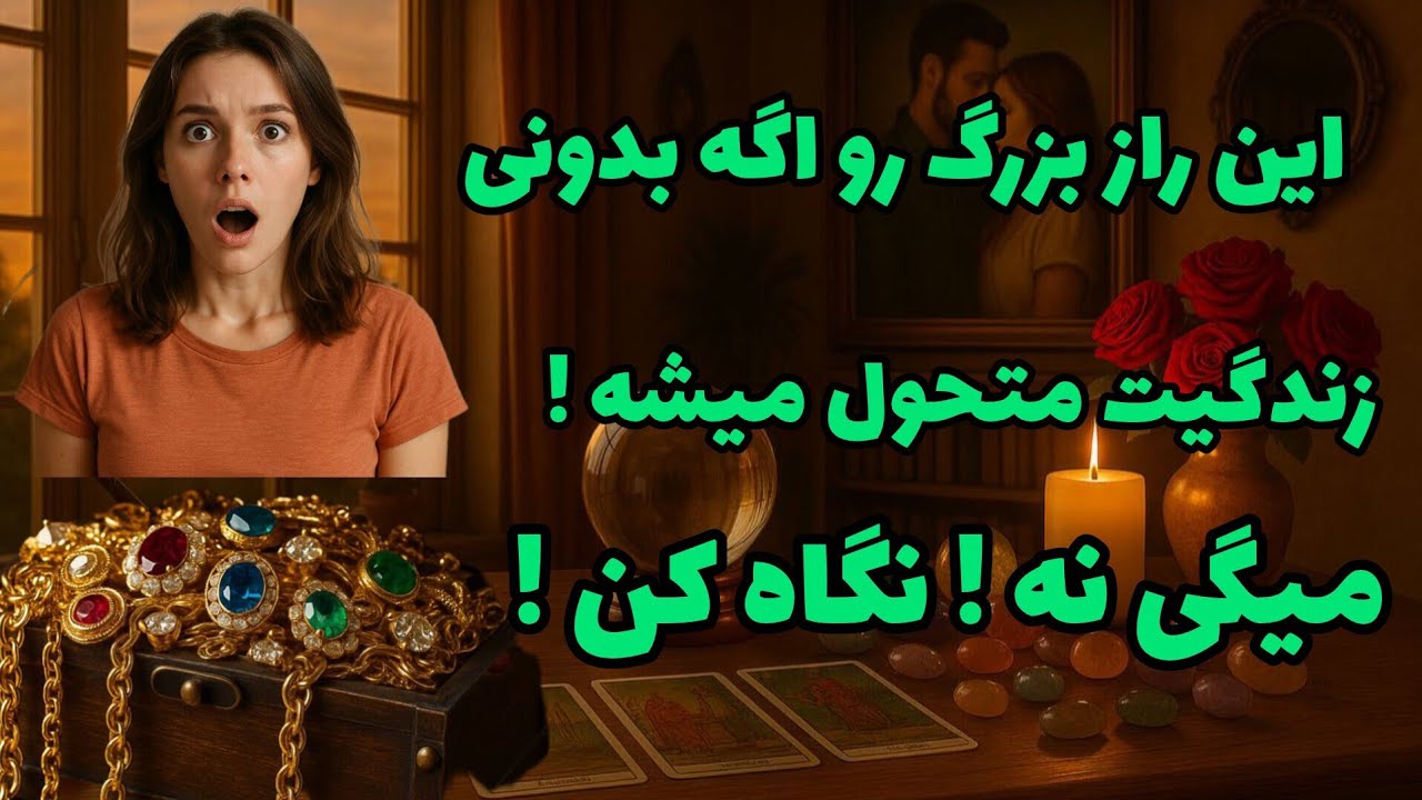فال تاروت آدم و حوا - این راز بزرگ رو اگه بدونی زندگیت متحول میشه! میگی نه نگاه کن!❤️🔑❤️