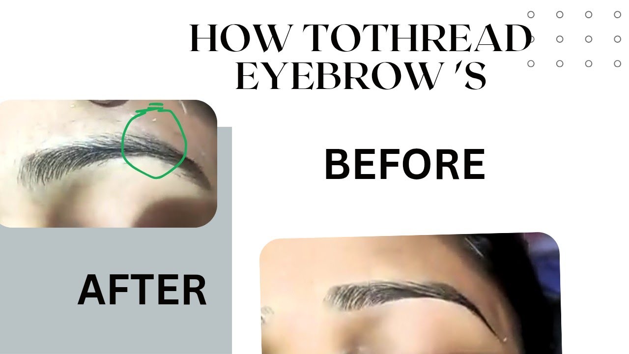#eyebrow threading tutorial#💫💫... 