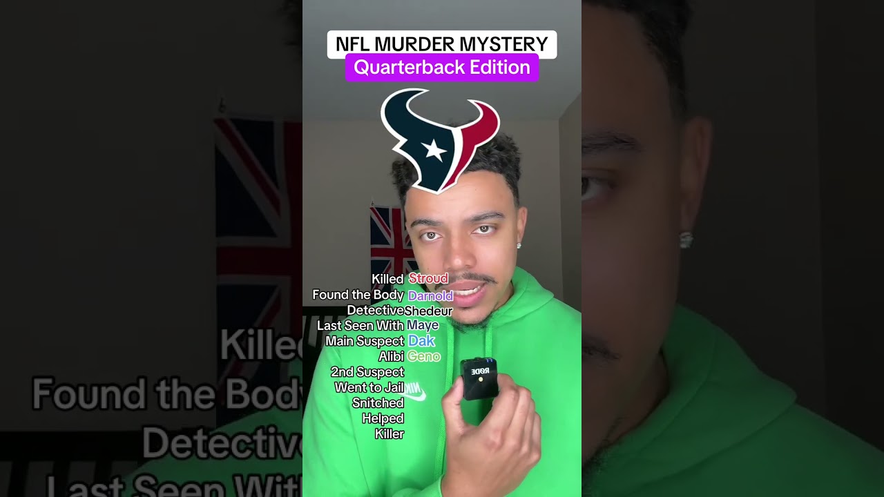 NFL Quarterback Murder Mystery 👀🔥