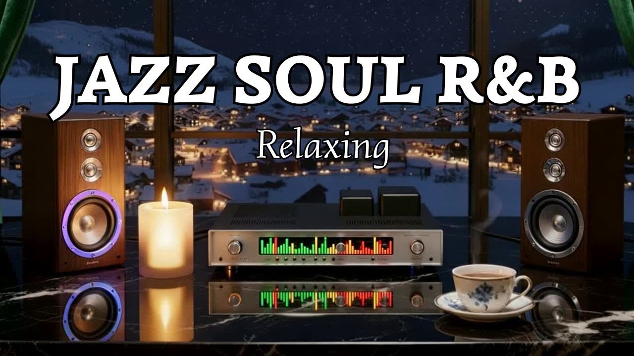 Winter Slow Groove Jazz R&B 🎶 Chill Soul Beats for Relaxing
