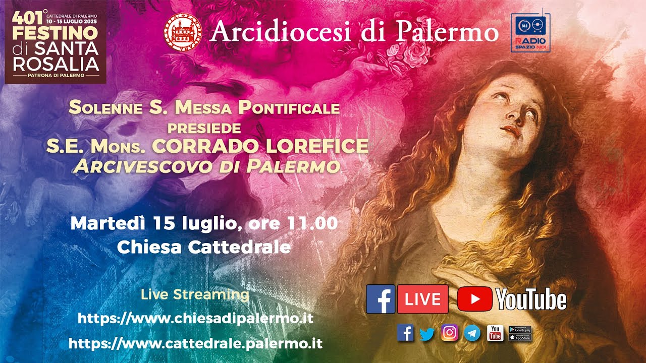 Solenne Celebrazione Eucaristica Pontificale, presieduta da Sua Ecc.za Rev.ma Mons. Corrado Lorefice