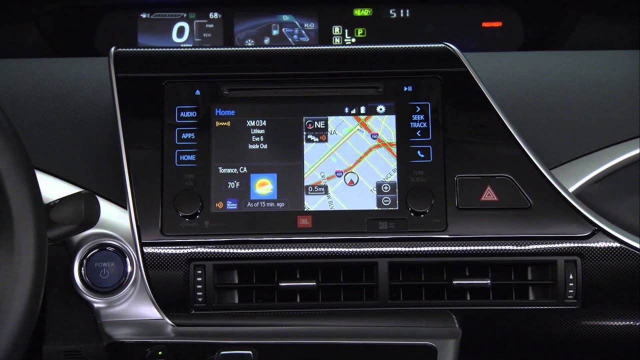 2016 Toyota Mirai Fuel Cell Sedan Interior Design | AutoMotoTV
