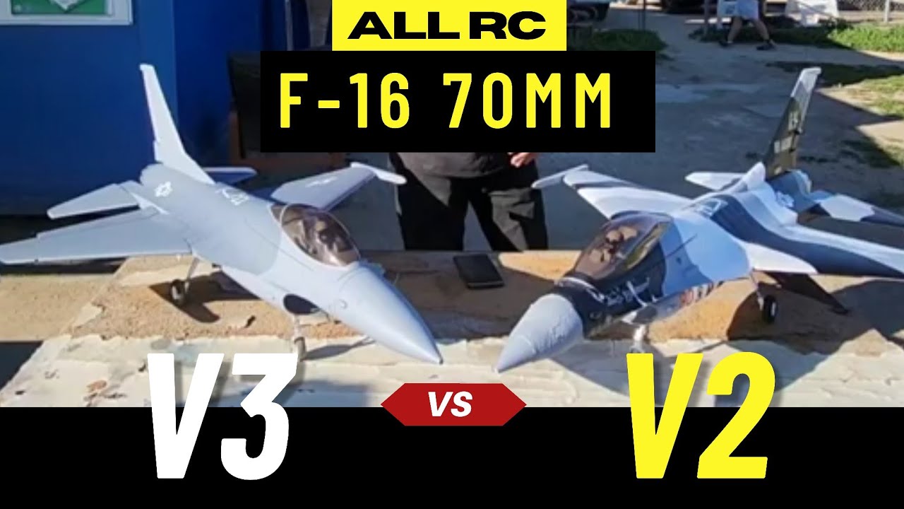 On the Bench: Freewing 70mm F-16 V2 vs V3