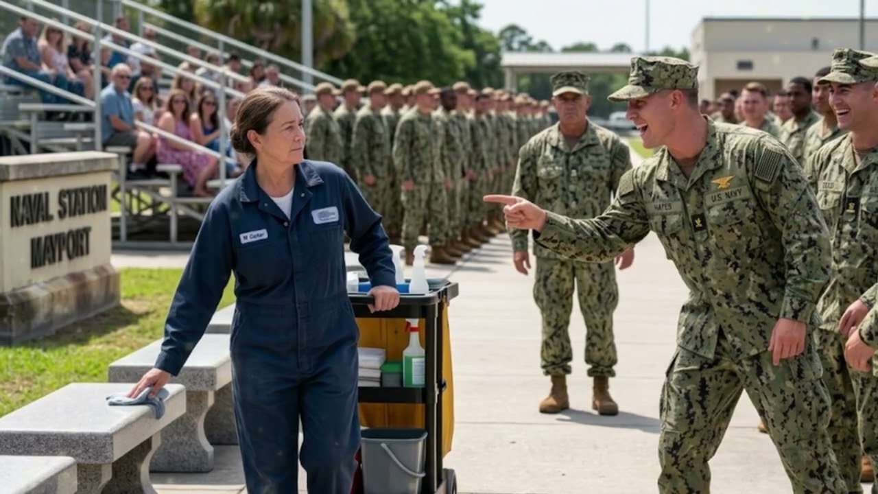 Navy SEAL Asked Janitor's Rank As A Joke —Then The Entire Base Saluted Her Name
