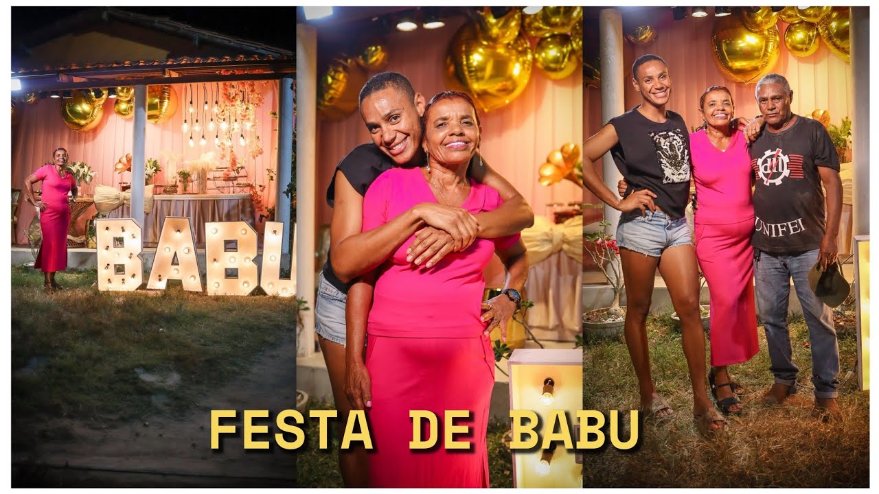 FESTA DE ANIVERSÁRIO DE BABU COM AMIGOS E FAMÍLIA 