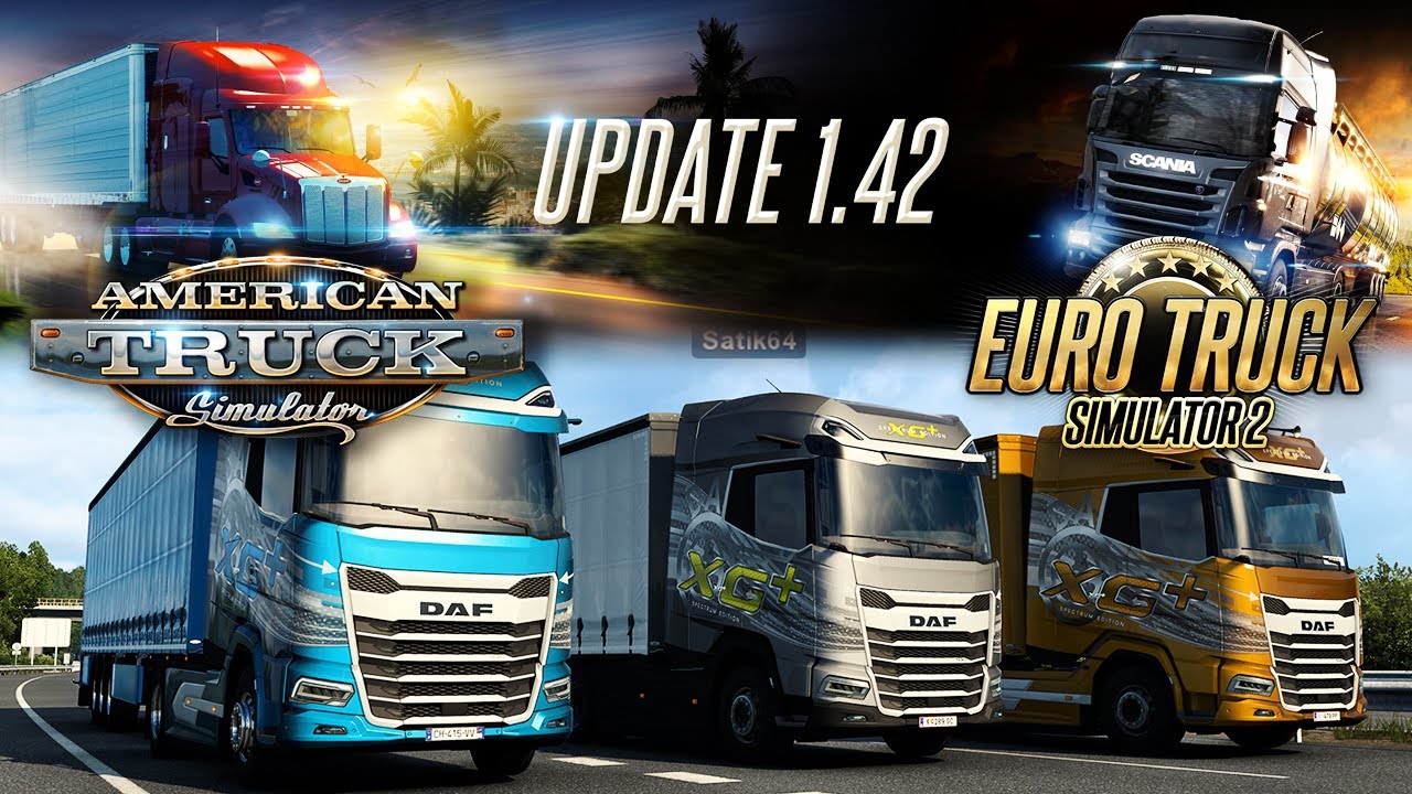 ETS2 & ATS: UPDATE 1.42 IS NOW AVAILABLE! - MODS IN CONVOY, IMPROVED FORCE FEEDBACK 🚛🚚