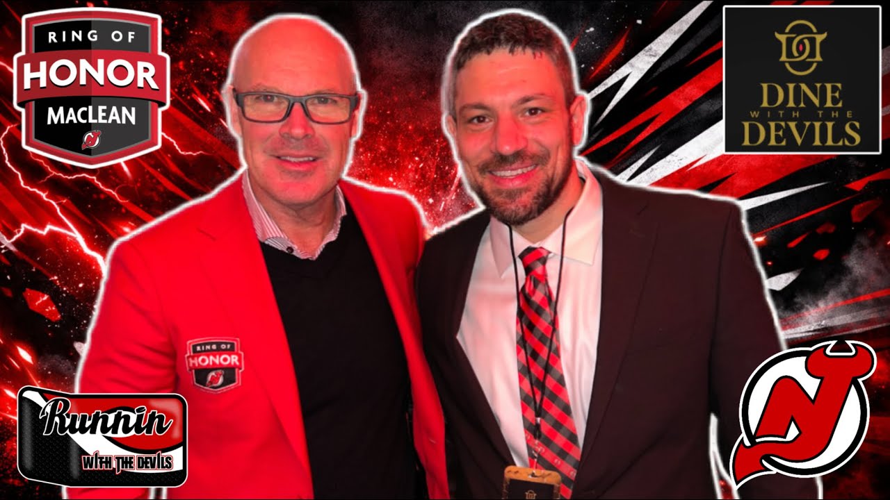 NJ Devils Dine With The Devils VLOG | John MacLean Ring Of Honor Edition