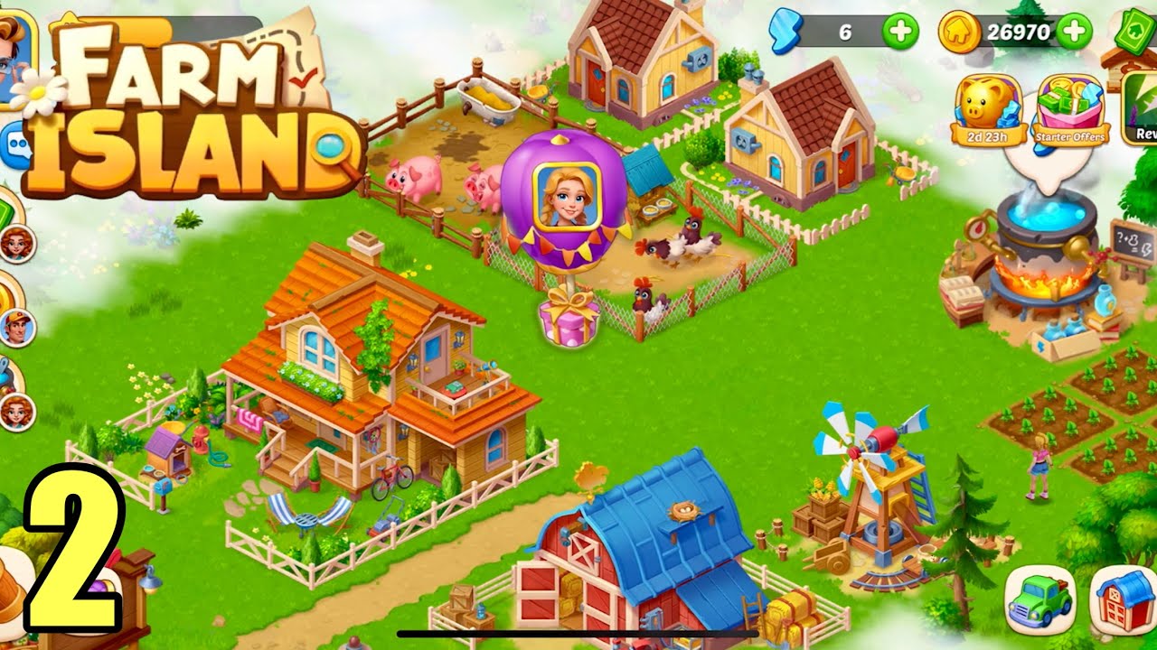 Farm Island: Build and Adventure | iOS | Global | Gameplay Part 2
