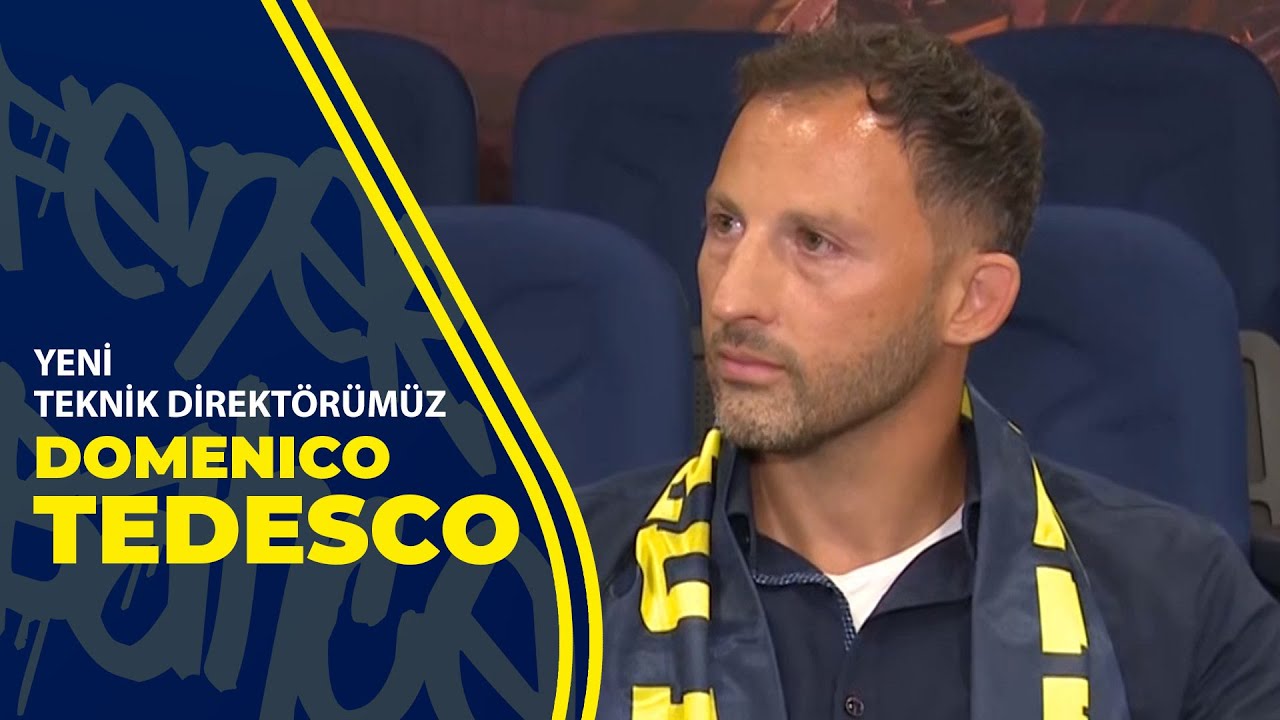 Yeni Teknik Direktörümüz Domenico Tedesco'nun Açıklamaları