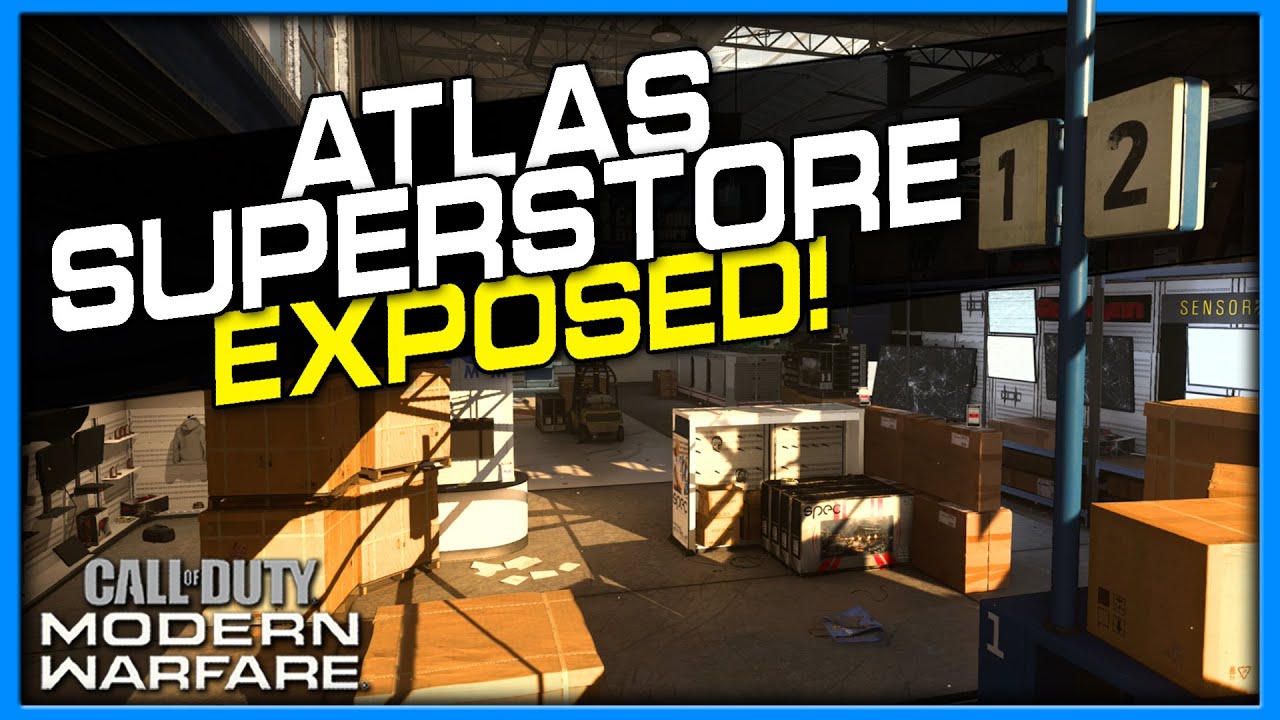 Atlas Superstore Lines of Sight, Jump Spots and Spawns | (Modern Warfare Maps Exposed)