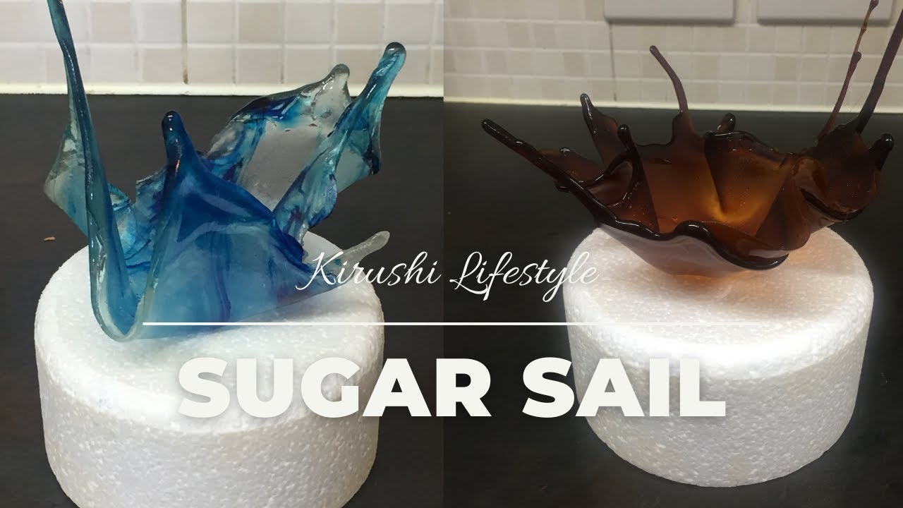 SUGAR SAIL CAKE TOPPER | CAKE DESIGN IDEAS | EASY TUTORIAL | KIRUSHI LIFESTYLE