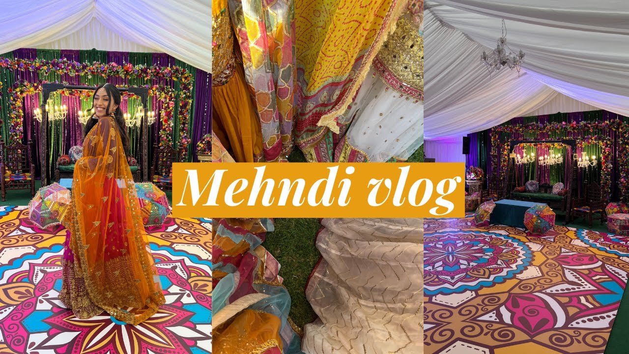 MEHNDI & DHOLKI VLOG 🧡💛