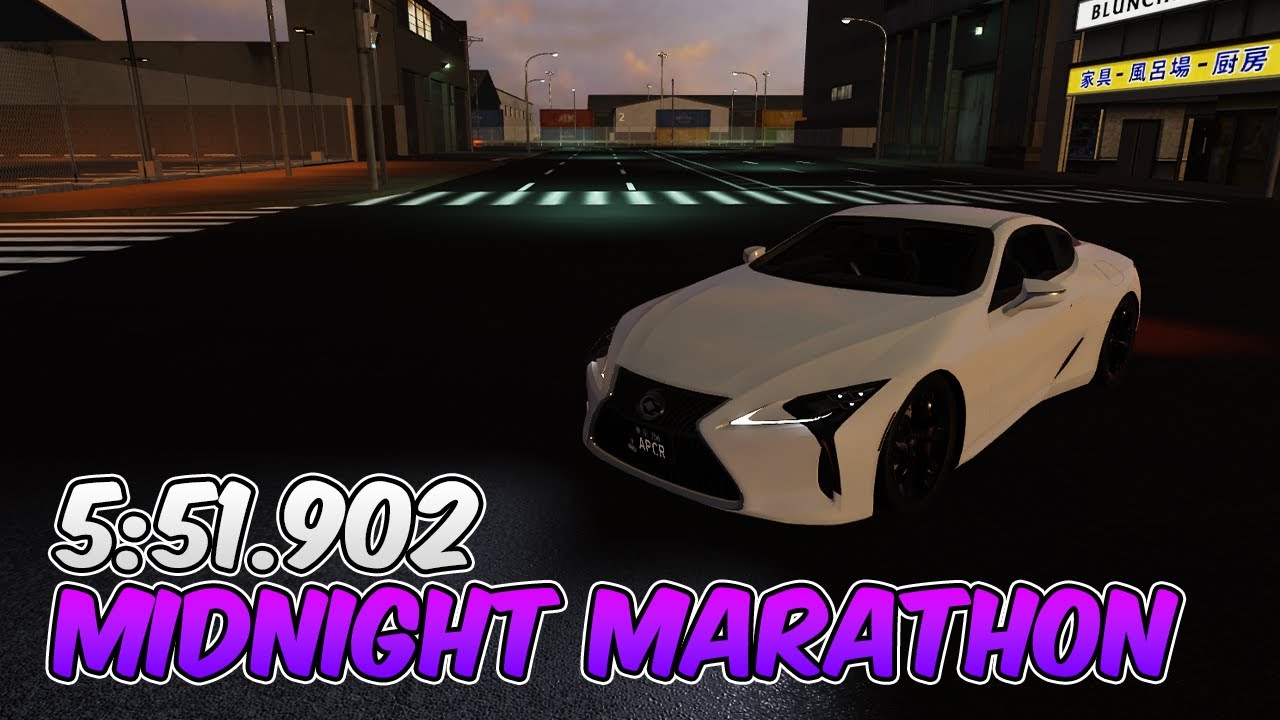 Midnight Racing: Tokyo | Midnight Marathon - Lexus LC500 | 5:51.902