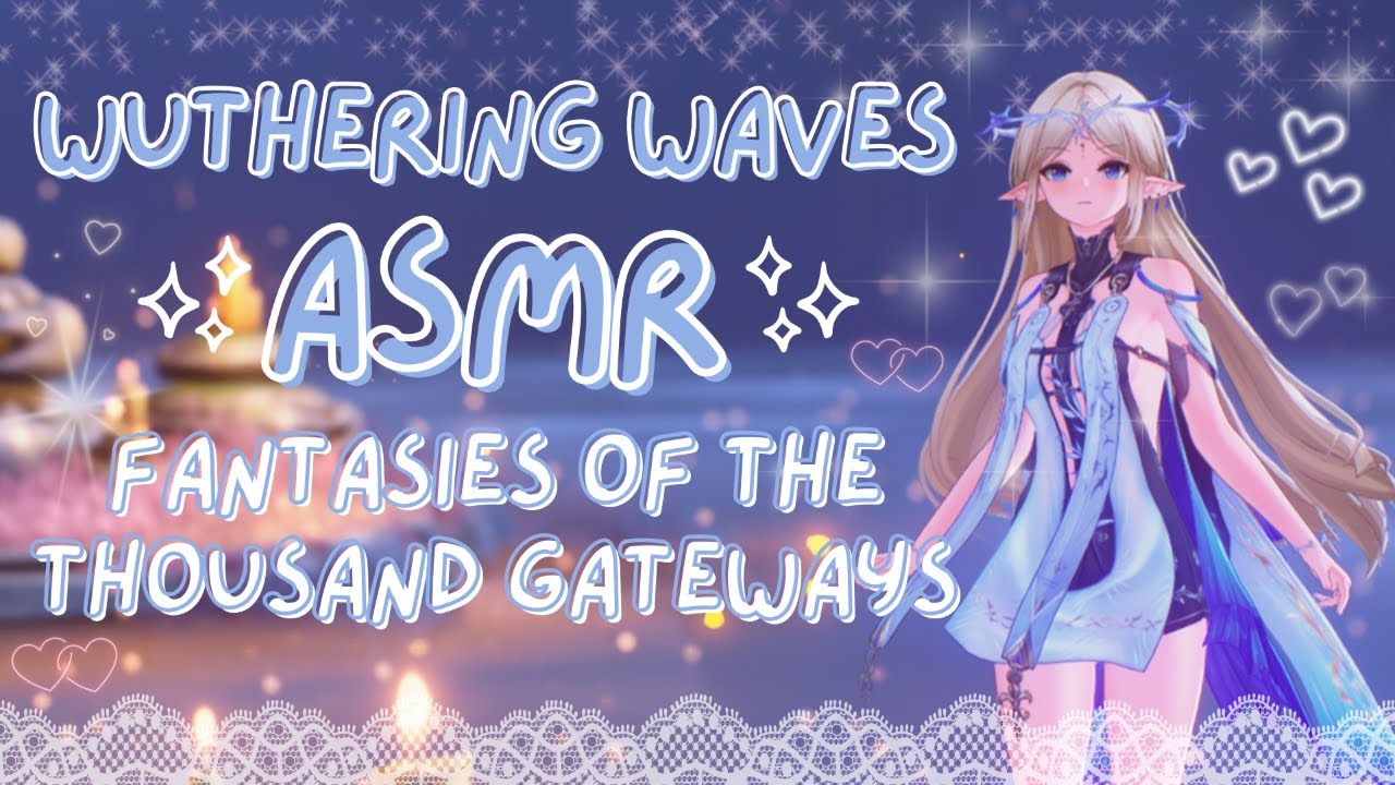 ASMR | wuthering waves gameplay 𖦹 whispers & rain sounds (wuthering waves asmr ♡)