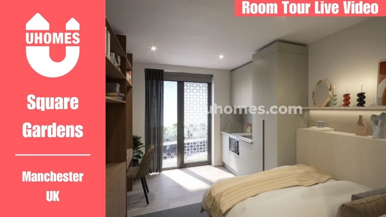 Modern Student Accommodation In Manchester - Square Gardens [Room Tour]
