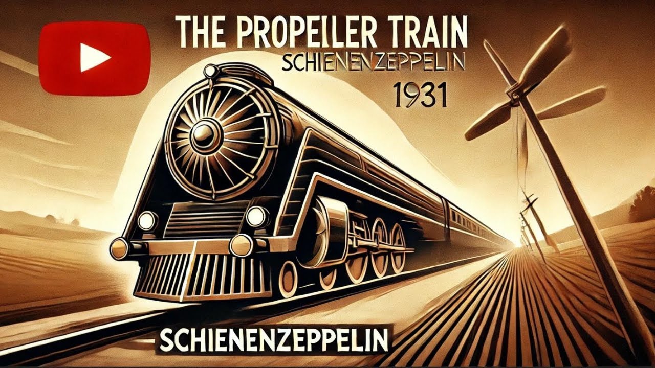 Strange Locomotives - The Schienenzeppelin Propeller Train or Rail Zeppelin 