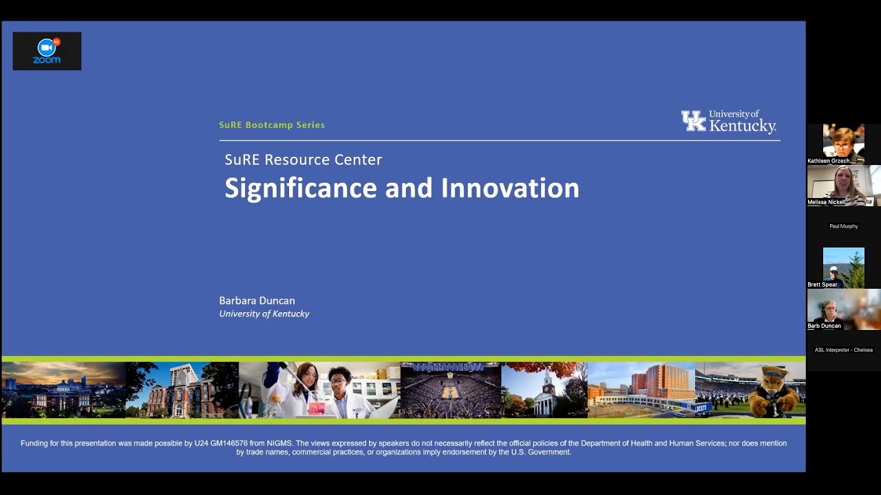 Session 2: Significance and Innovation