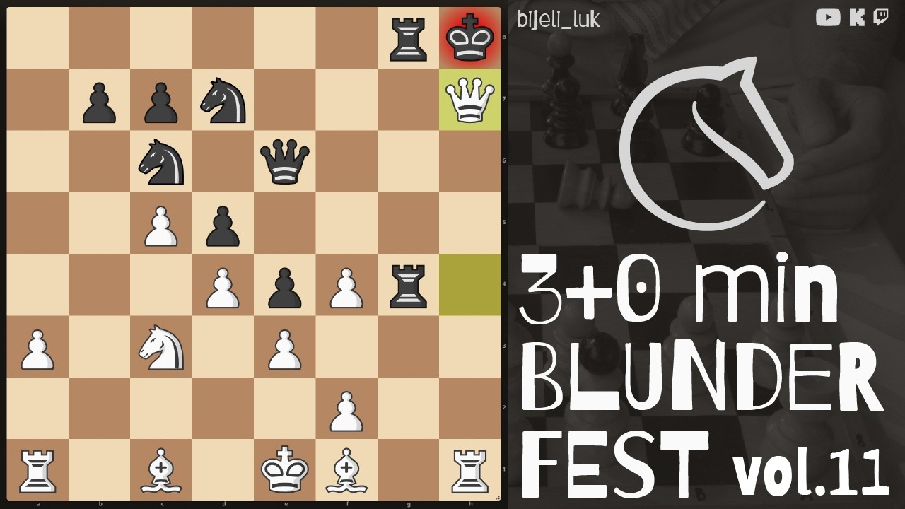 🔥 BLUNDER FEST SERIES | 3 Min Blitz Chaos &ndash; Come Get Wrecked
