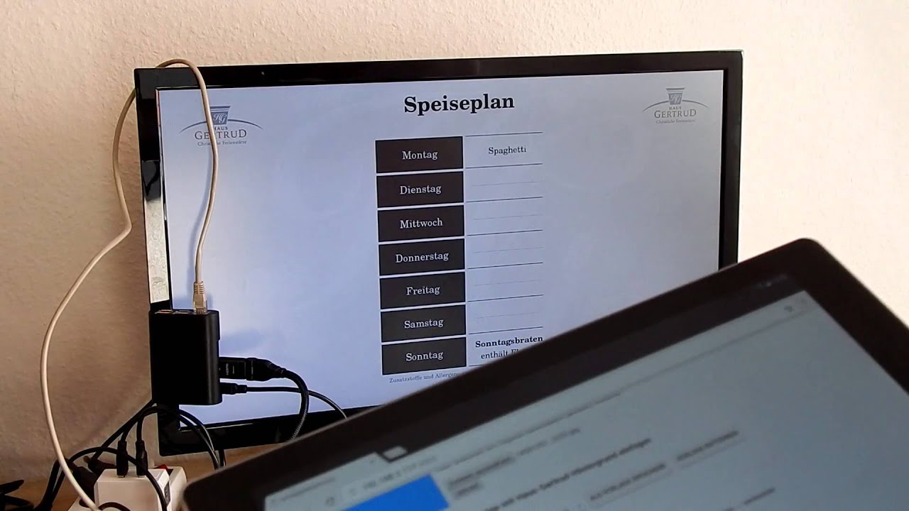 Raspberry Pi as Info Terminal in a Hotel