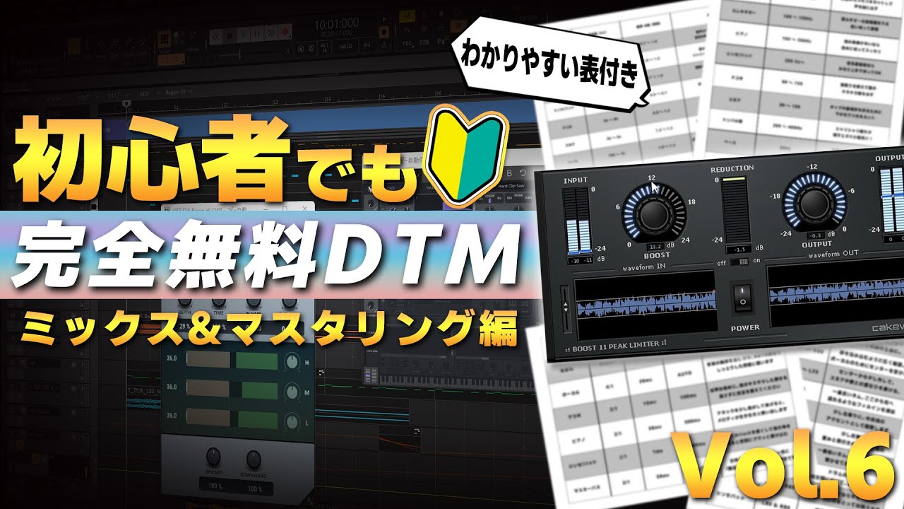 ミックス〜マスタリングの最終工程を全部見せます【完全無料・Cakewalk Sonar】Part.6