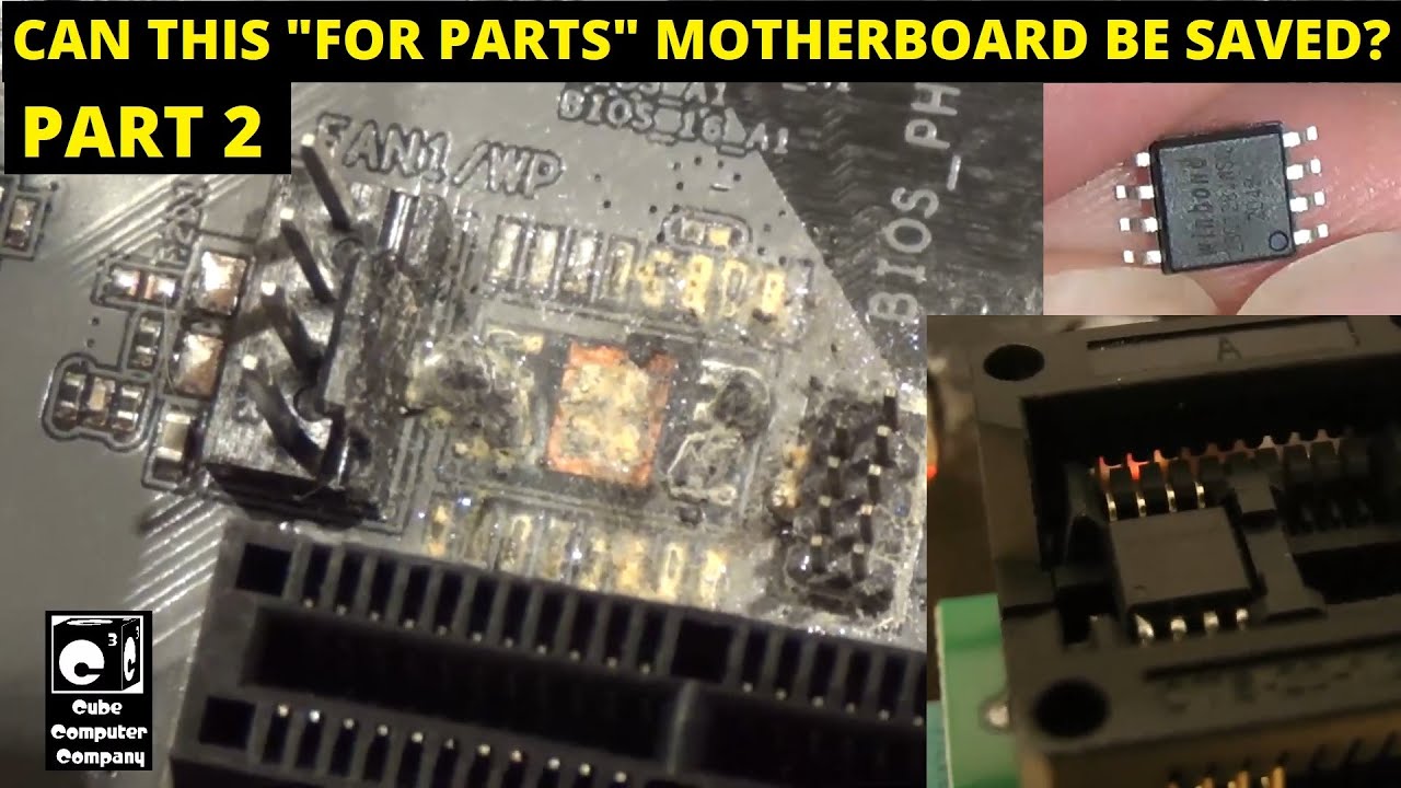 Part 2 - This eBay motherboard arrived with BIOS chip missing! Can it be saved?