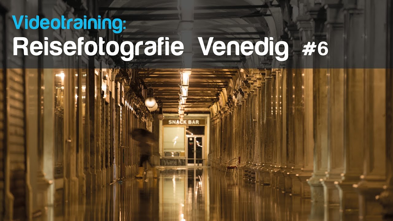 Reisefotografie - Venedig - Spiegelung Markusplatz unter Wasser