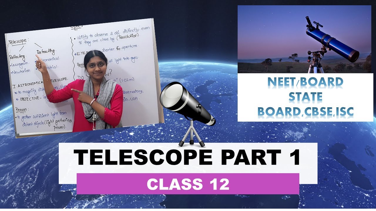 Telescope Part 1| In Tamil| Class 12| Optics| Astronomical Telescope|