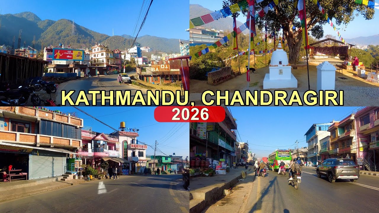 🇳🇵Kathmandu City Winter Morning Hour Walking Tour Chandragiri, Ghumaune to Thankot Check Post 2026🇳🇵