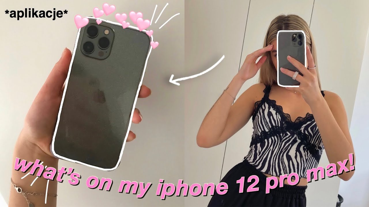 WHAT’S ON MY IPHONE 12 PRO MAX?📱| co jest na moim telefonie? *aesthetic&pinterest inspired*