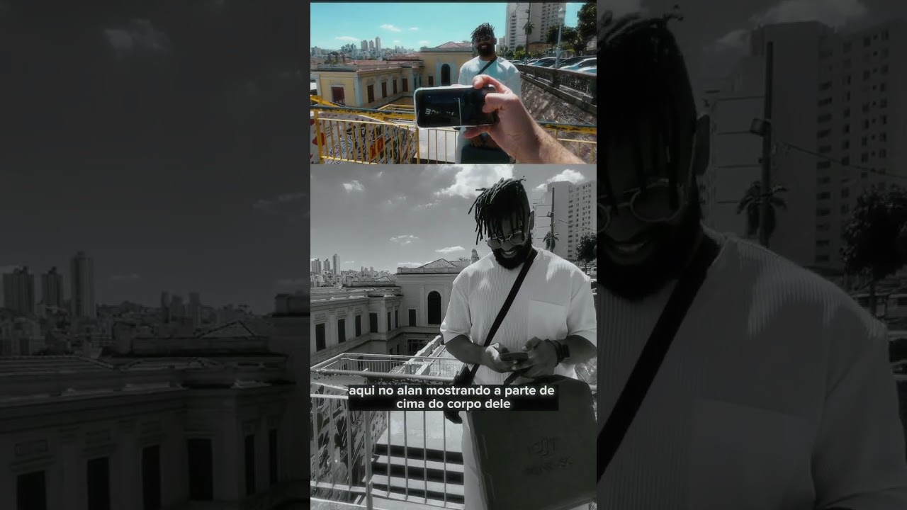 Efeito clone em movimento?? Ent&atilde;o olhe esse resultado! #capcut  #vnvideoeditor #filmmaker