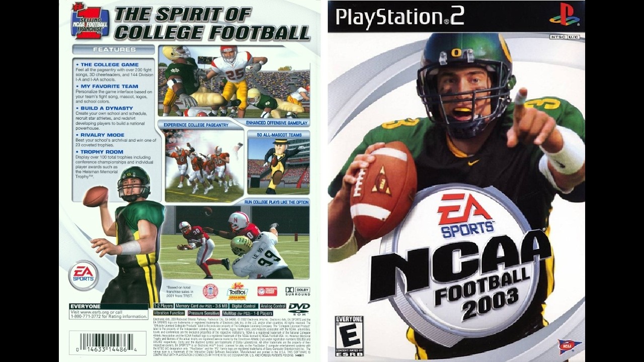 NCAA Football 2003 (PlayStation 2) - NC State Wolfpack vs. North Carolina Tar Heels