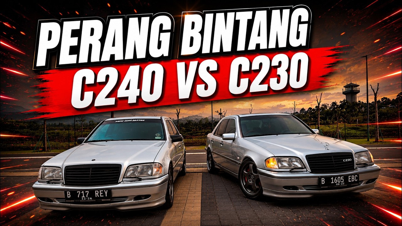 Tidak Seperti W202 Fitra Eri, C240 dan C230 ini Penuh Prestasi