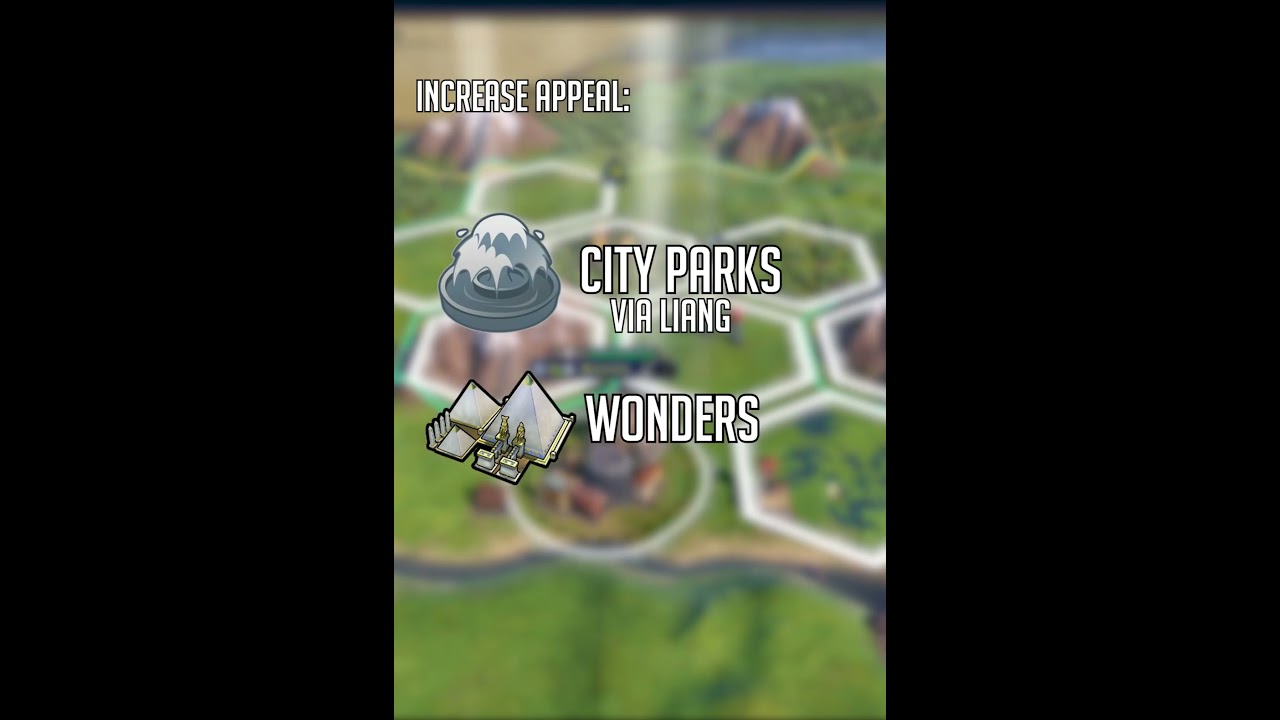 How to Create National Parks | Civ 6 Naturalist Help Guide #civ6 #civilization #shorts