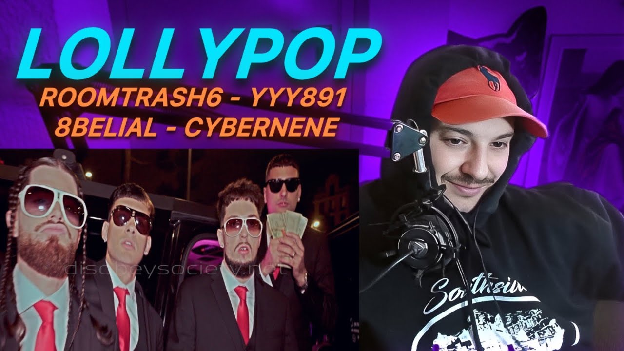 REACCION: roomtrash6, yyy891, 8belial, cybernene - LOLLYPOP [Official Music Video] by Ezewkiel