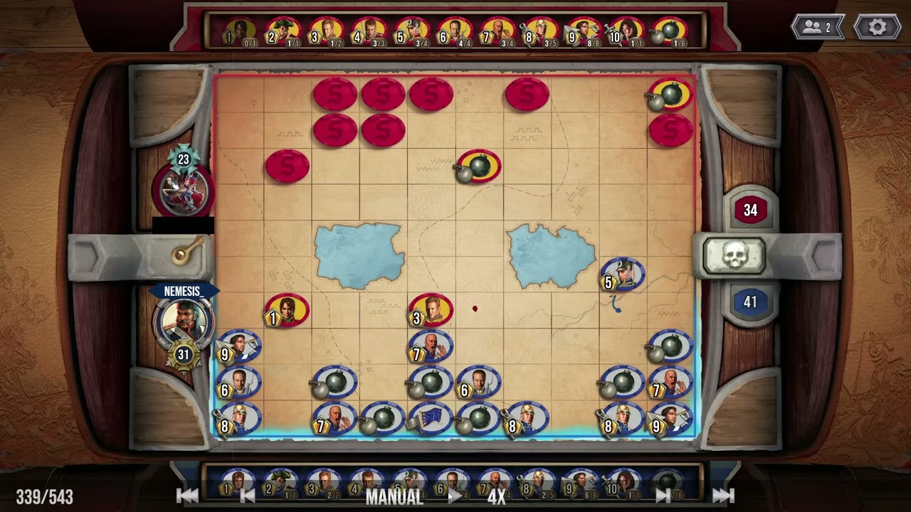 Down big pieces in the endgame, don't panic! Use material and miners to get to the flag.