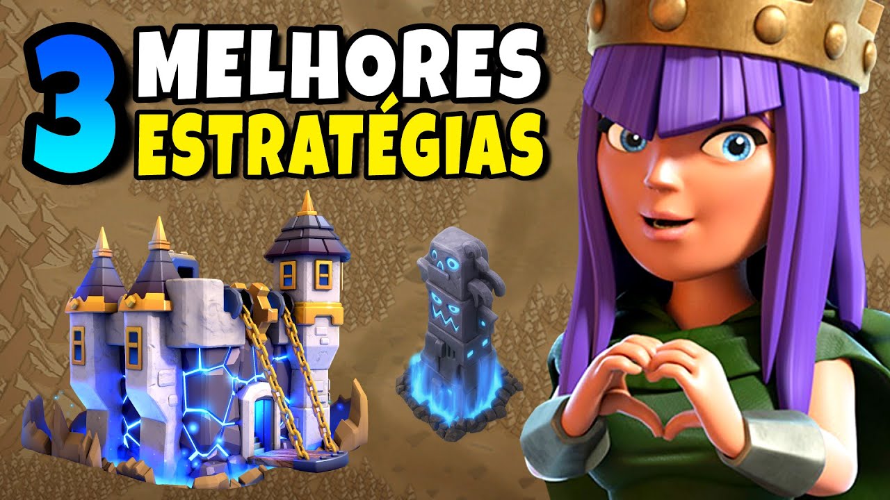 AS 3 MELHORES ESTRATÉGIAS PARA CV18 | Clash Of Clans