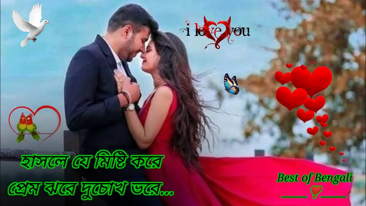 Hasle je misti kore prem jhore duchokh vore |হাসলে যে মিষ্টি করে প্রেম ঝরে দুচোখ ভরে  |romantic song