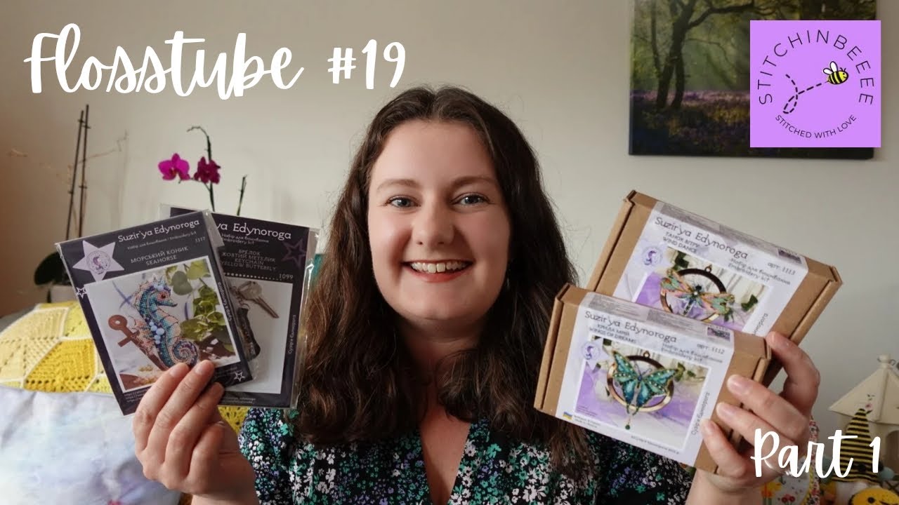Flosstube #19 (Часть 1) - FFO, все SALS и наборы для украинской вышивки крестом