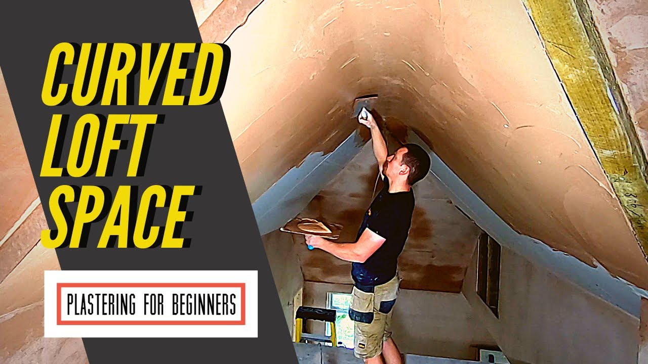 Plastering A Curved Ceiling (CURVED LOFT SPACE) | Plastering Tips & Tricks