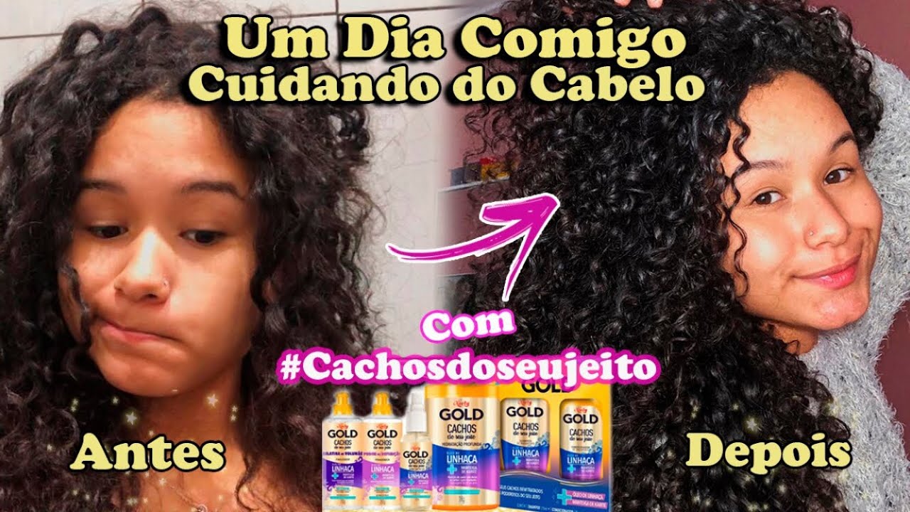 UM DIA COMIGO CUIDANDO DOS CACHOS *Rotina Capilar*