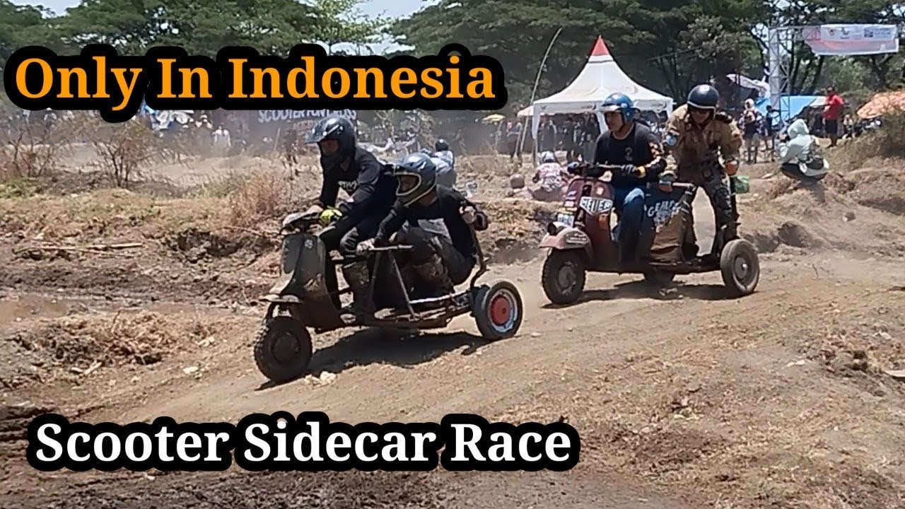 Cross Vespa Balapan Vespa KSF 6 Kediri 2023 | Kediri Scooter Festival | Indonesia vespa Cross Road