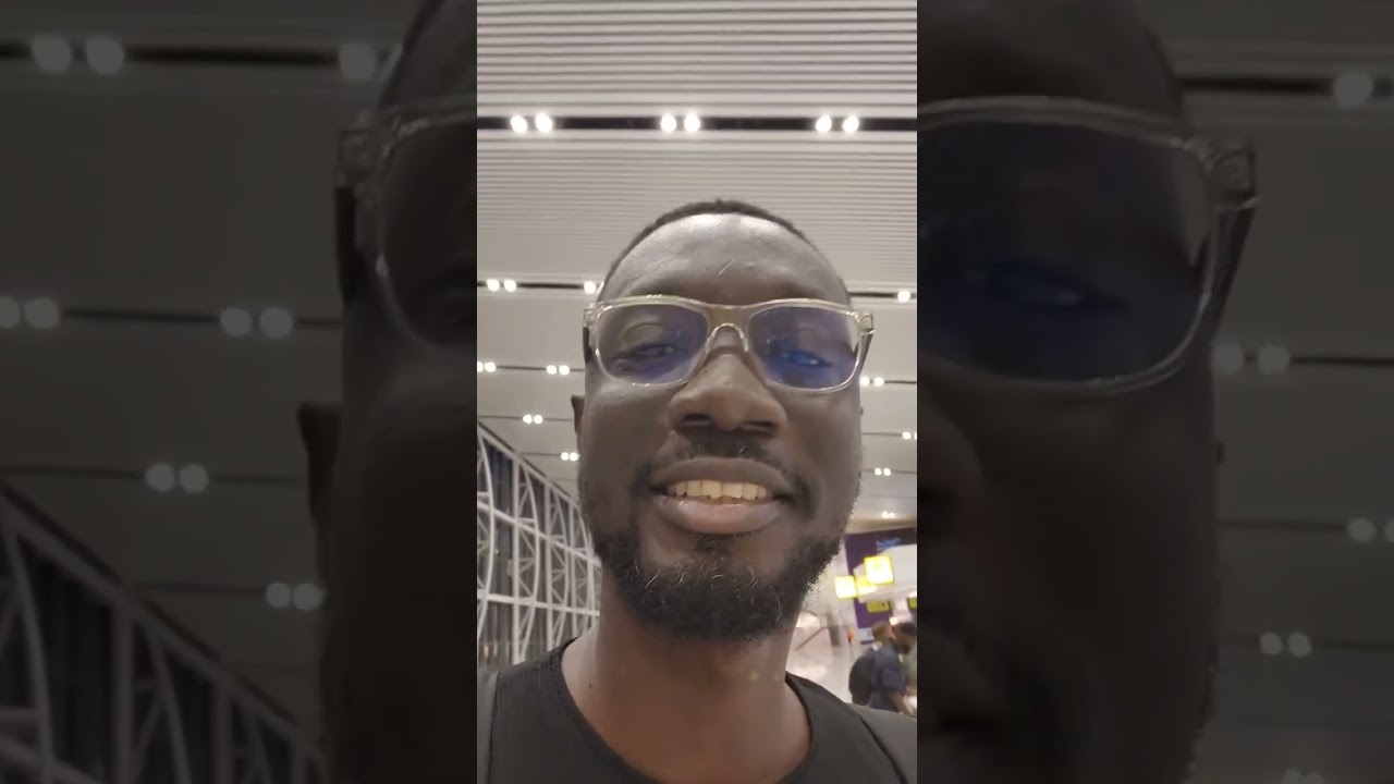 The new terminal 1 airport in Lagos, Nigeria.  #lagos #shorts #travel