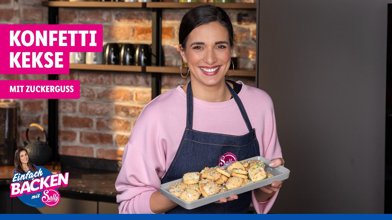 Konfetti Kekse | Fröhlich bunter Mürbeteiggenuss 🎉​